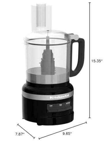 KitchenAid KFP0718ER 7-Cup Food Processor Chop, Puree, Shred and Slice - Empire Red