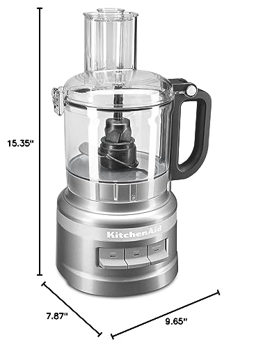 KitchenAid KFP0718ER 7-Cup Food Processor Chop, Puree, Shred and Slice - Empire Red