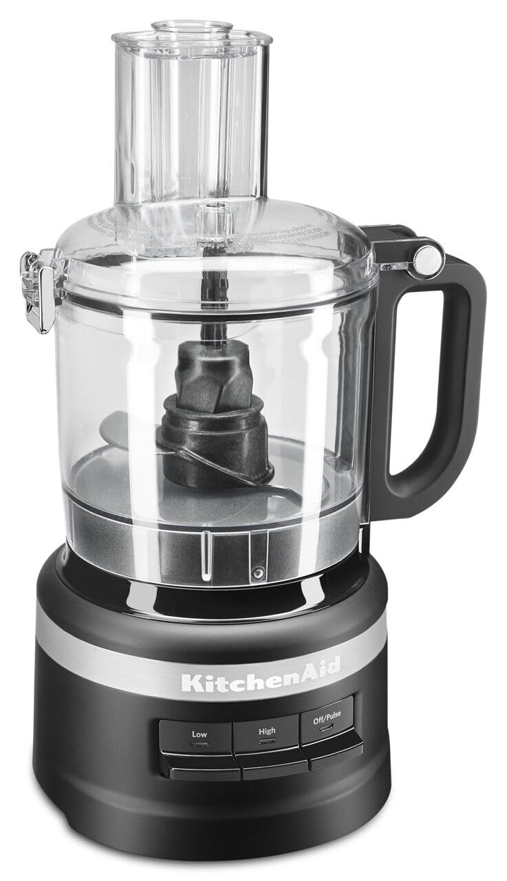 KitchenAid KFP0718ER 7-Cup Food Processor Chop, Puree, Shred and Slice - Empire Red