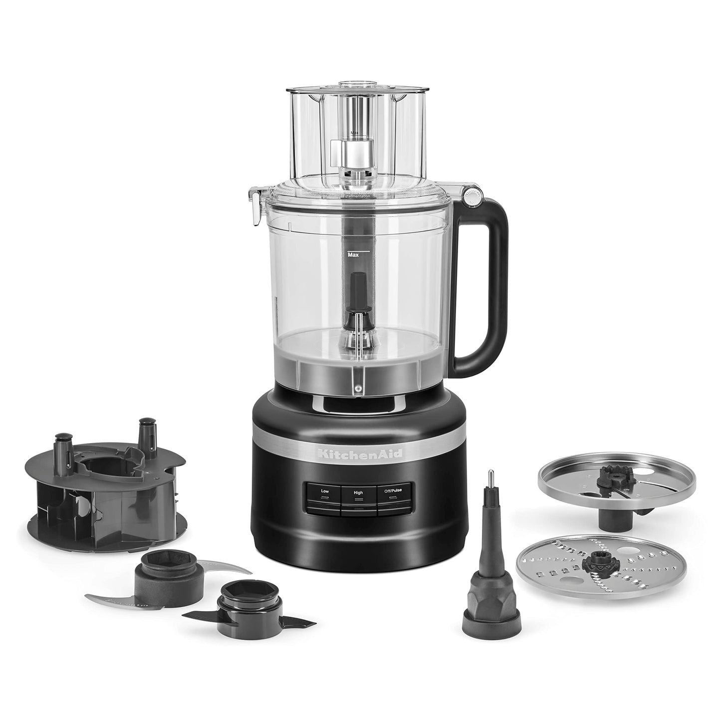 KitchenAid KFP0718ER 7-Cup Food Processor Chop, Puree, Shred and Slice - Empire Red