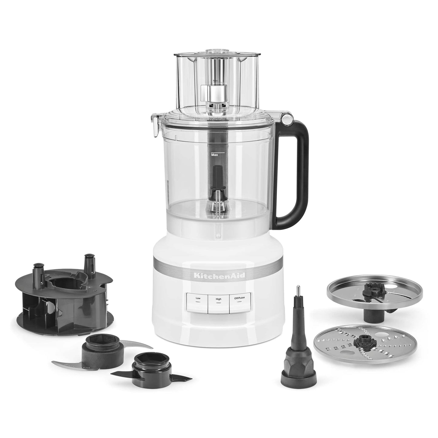 KitchenAid KFP0718ER 7-Cup Food Processor Chop, Puree, Shred and Slice - Empire Red